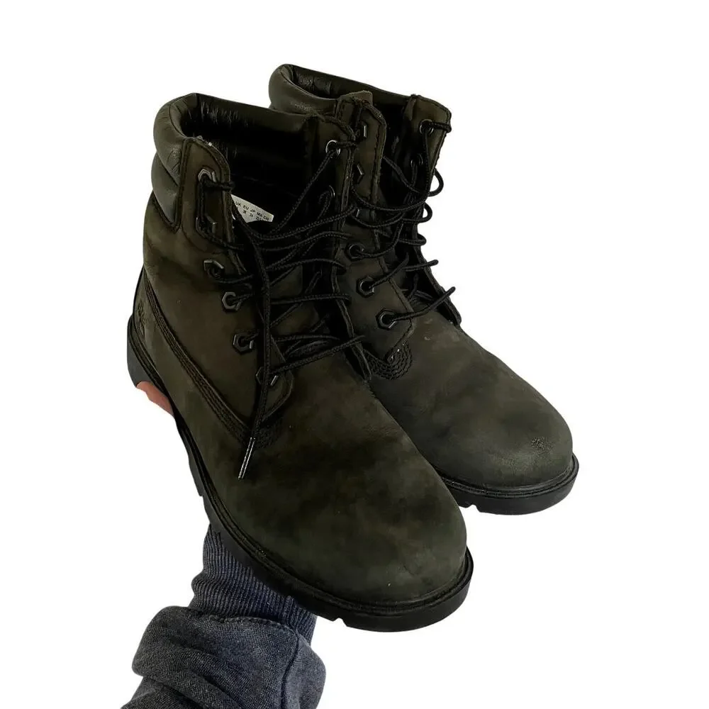 Timberland‎ Ortholite dark gray suade boots primaloft women's size 7 lace up